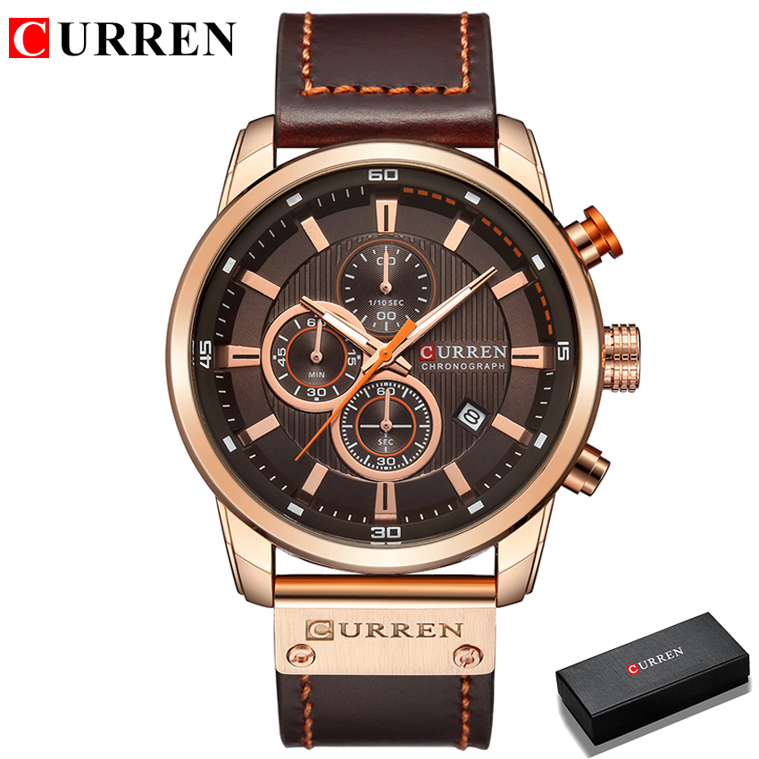 CURREN Brand Watch Men Leather - Smartwatch Guess recension och pris