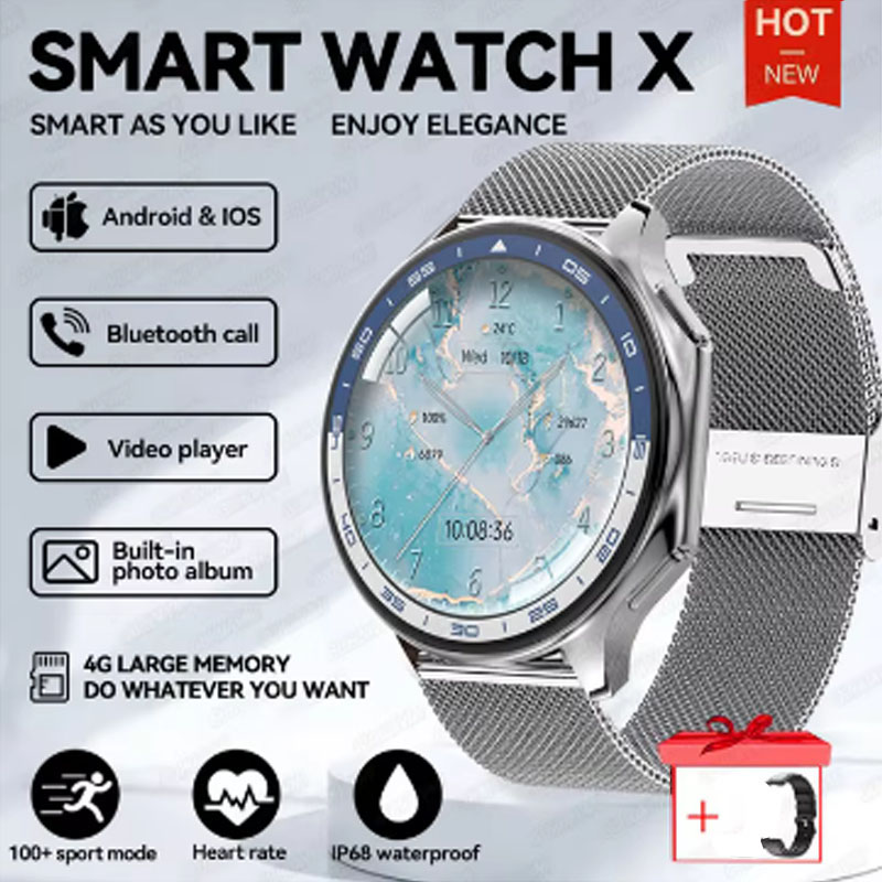 1.43 inch Big Screen Men Women - Smartwatch X12 recension och pris