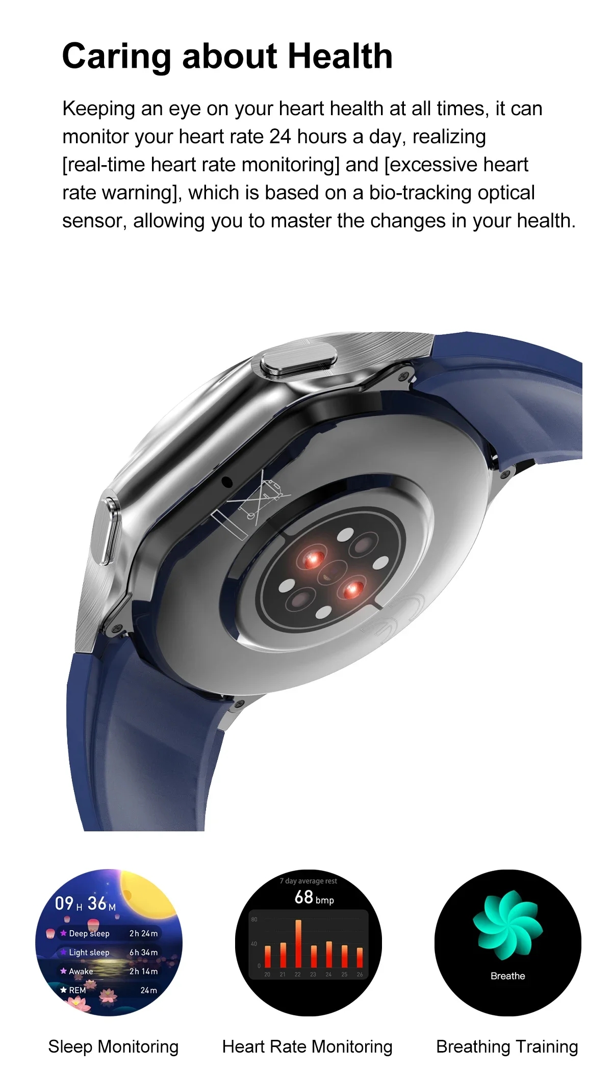 1.43 inch Big Screen Men Women - Smartwatch X12 recension och pris